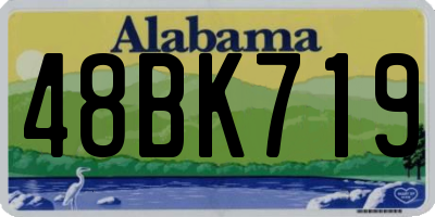 AL license plate 48BK719
