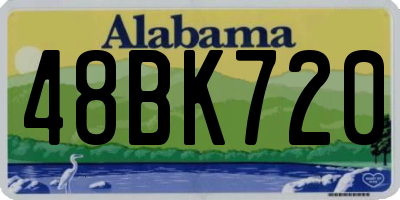 AL license plate 48BK720