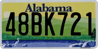 AL license plate 48BK721