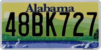 AL license plate 48BK727