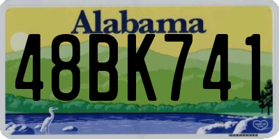 AL license plate 48BK741
