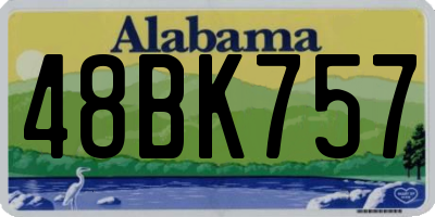 AL license plate 48BK757