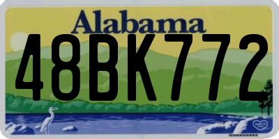 AL license plate 48BK772
