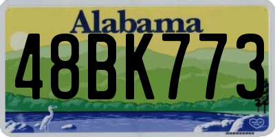 AL license plate 48BK773