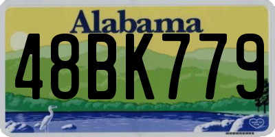 AL license plate 48BK779