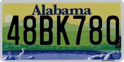 AL license plate 48BK780
