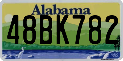 AL license plate 48BK782