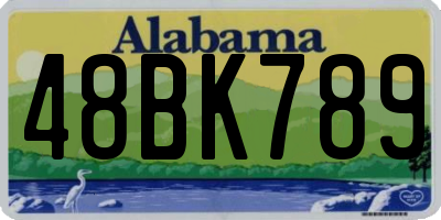 AL license plate 48BK789