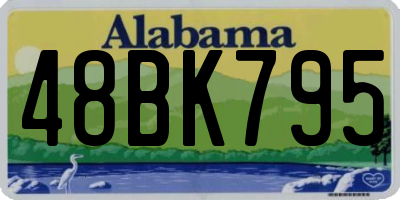 AL license plate 48BK795