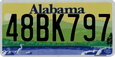 AL license plate 48BK797