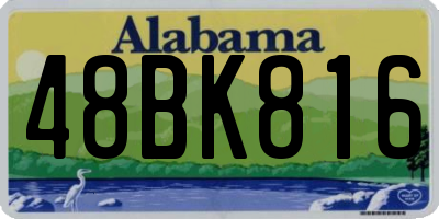 AL license plate 48BK816