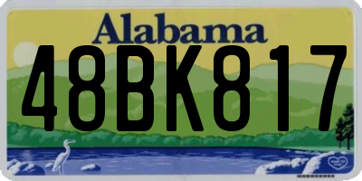 AL license plate 48BK817
