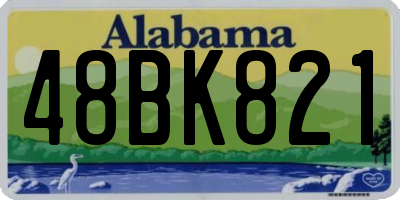 AL license plate 48BK821