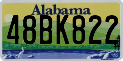 AL license plate 48BK822
