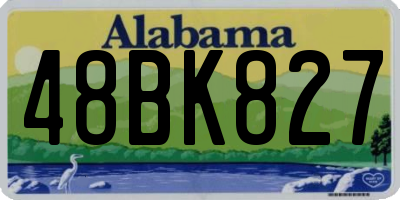 AL license plate 48BK827