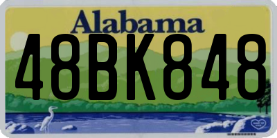 AL license plate 48BK848