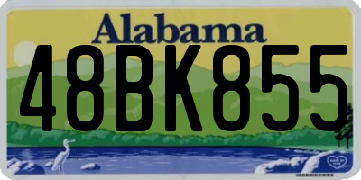 AL license plate 48BK855