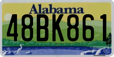 AL license plate 48BK861