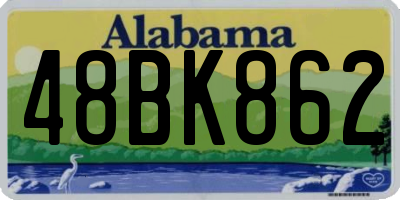 AL license plate 48BK862
