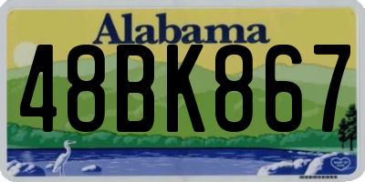 AL license plate 48BK867