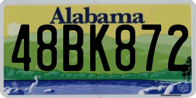 AL license plate 48BK872