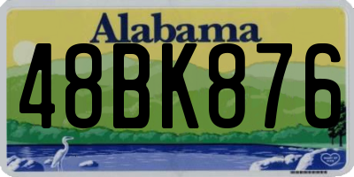 AL license plate 48BK876
