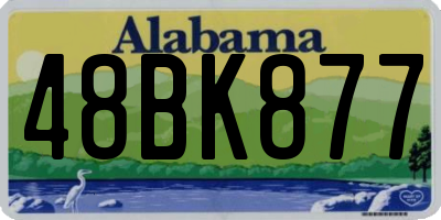 AL license plate 48BK877