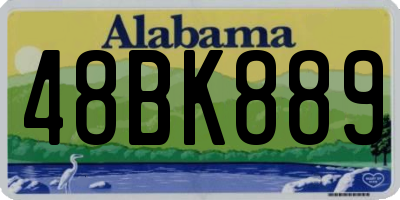 AL license plate 48BK889