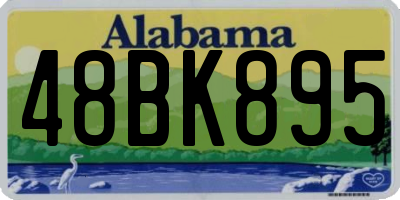 AL license plate 48BK895