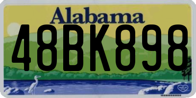 AL license plate 48BK898