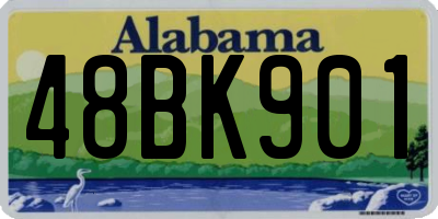 AL license plate 48BK901