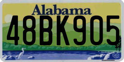AL license plate 48BK905