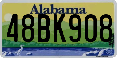 AL license plate 48BK908