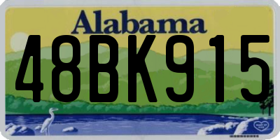 AL license plate 48BK915