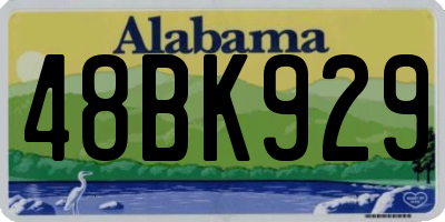 AL license plate 48BK929