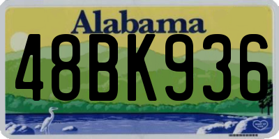 AL license plate 48BK936