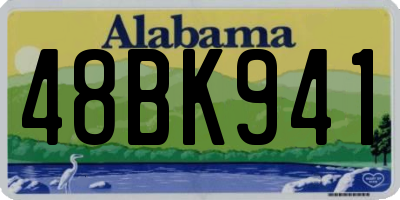 AL license plate 48BK941