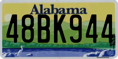 AL license plate 48BK944