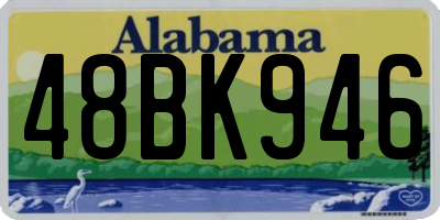 AL license plate 48BK946