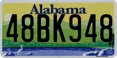 AL license plate 48BK948