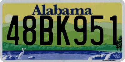 AL license plate 48BK951