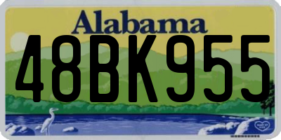AL license plate 48BK955