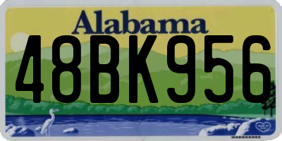 AL license plate 48BK956