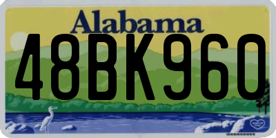 AL license plate 48BK960