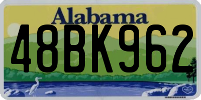 AL license plate 48BK962