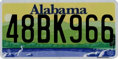 AL license plate 48BK966