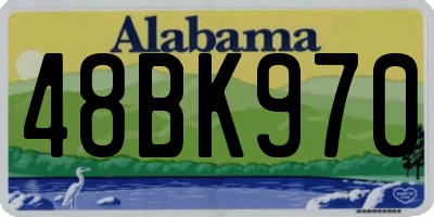 AL license plate 48BK970