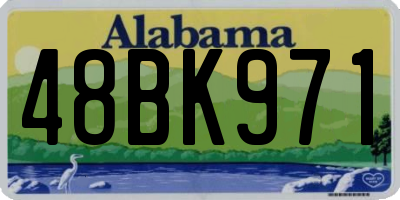 AL license plate 48BK971