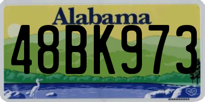 AL license plate 48BK973