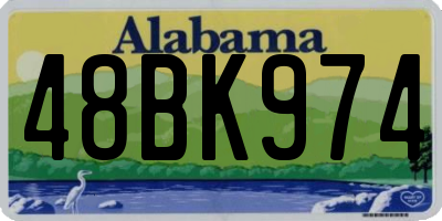 AL license plate 48BK974